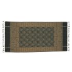 Écharpe élégante 215x105 verte mince châle femme homme