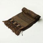 Écharpe élégante vert foncé 215x105 mince châle femme