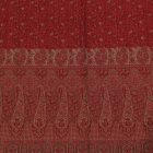 Châle 215x105 grande écharpe rouge femme en coton