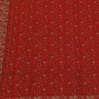 Châle 215x105 grande écharpe rouge femme en coton