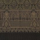 Grande écharpe 215x105 grande écharpe femme marron-bleu