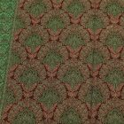 Stola femme 215x105 vert-marron élégant châle femme