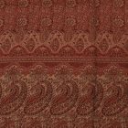 Écharpe rouge 215x105 grande écharpe femme en coton