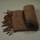 Grande écharpe vert foncé 215x105 grand châle pour femme