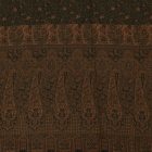 Élégante écharpe femme 215x105 vert foncé à motifs authentiques