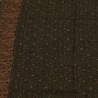 Élégante écharpe femme 215x105 vert foncé à motifs authentiques