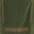 Grande écharpe verte 215x105 grand châle pour femme et homme