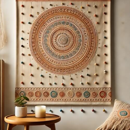 Accrocher un tapis au mur