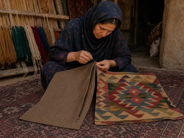 Housses de coussin Kilim authentiques du Pakistan