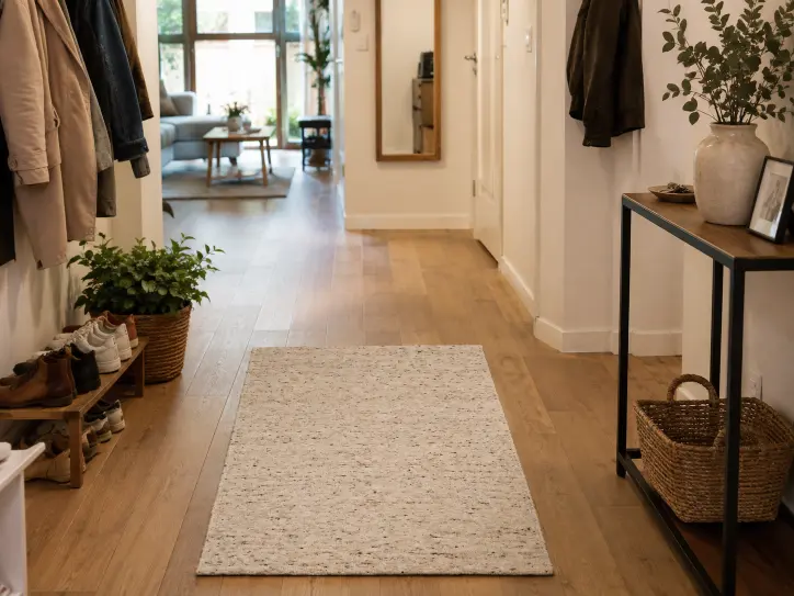 tapis 80x120 dans une zone de passage